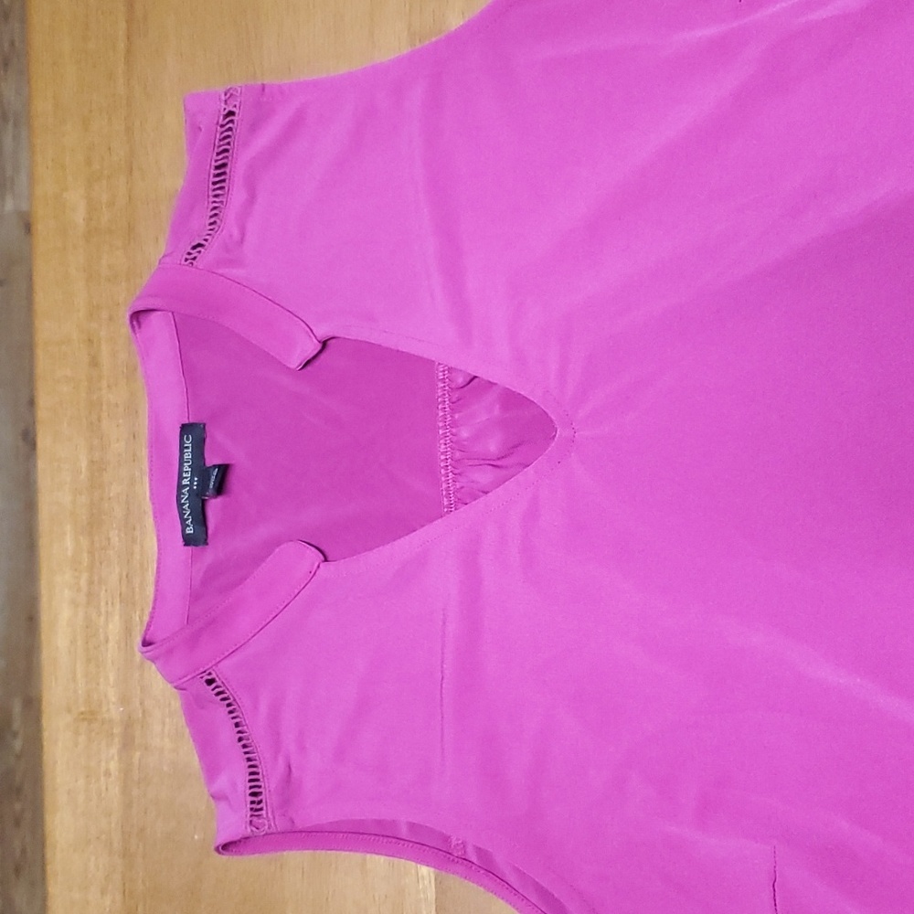 Purple Banana Republic Sleeveless Blouse